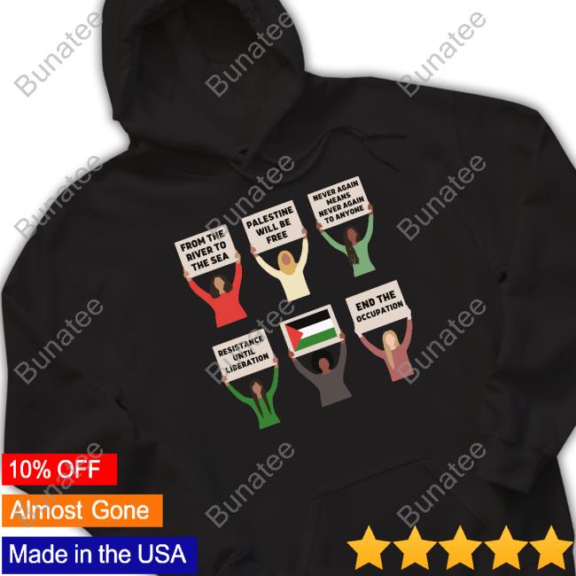 Queercloset Free Palestine Protest Funny T-Shirt
