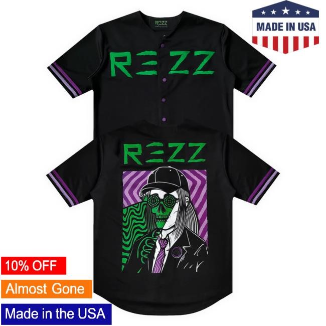 Rezzshop Rezz Death Stare Baseball Jersey T Shirt