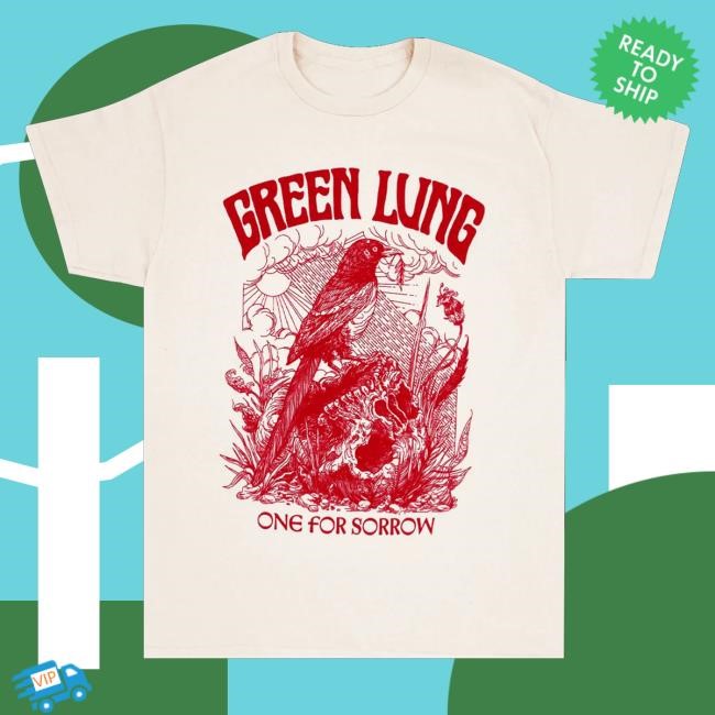 Green Lung One For Sorrow Natural T-Shirt