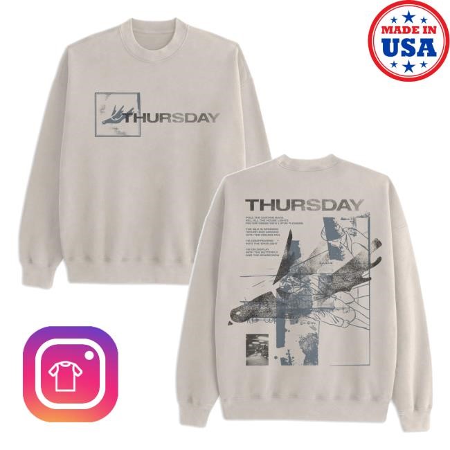 Shop The Thursday Official Store Thursday Merch Bone Hoodie